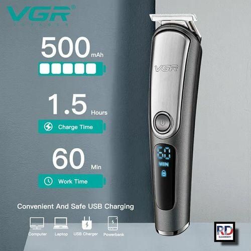 VGR V-105 5-in-1, Face, Hair and Body - Multi Grooming Kit, Hair Trimmer, Beard Trimmer, Ear & Nose Trimmer, Head Shaver Full Body Grooming Kit, Fully Washable IPX6 Waterproof, Runtime: 60 minutes