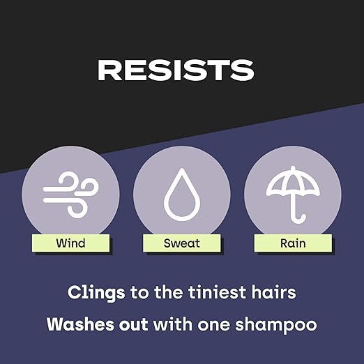 Hair Building Fibers with Premium Keratin Fibers Conceals Hair Thinning and Hair Loss for Fuller Looking Hair that Gives Completely Natural Look For Men and Women Black,- 2 Pieces 27.5grams