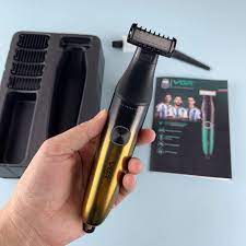 vgr V-339 foil and double-sided blade shaver, professional waterproof electric beard trimmer shaver, Super trim for shaving body, sensitive areas in two directions.