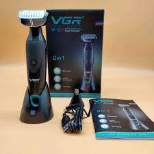 VGR V-601 Professional Body Grooming kit perfect for men's Home and Salon use-2 in 1 Body Hair Cutting Machine.
