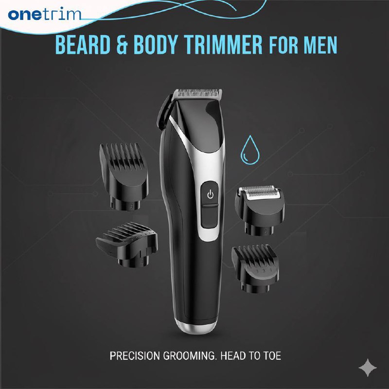 Beard & body trimmer for men