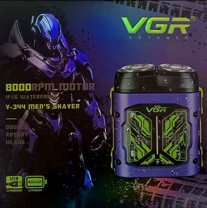 Professional Magnetic Head Electric Face Shaver Portable Beard Trimmer IPX6 Mini Shaver for Men V-344