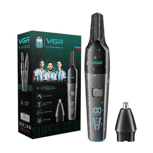 VGR V-603 Professional Nose & Body Trimmer for Men, Black