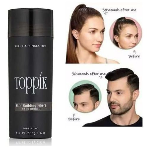 Hair Building Fibers with Premium Keratin Fibers Conceals Hair Thinning and Hair Loss for Fuller Looking Hair that Gives Completely Natural Look For Men and Women Black,- 2 Pieces 27.5grams