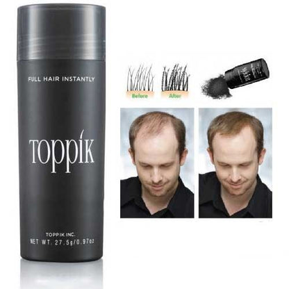 Hair Building Fibers with Premium Keratin Fibers Conceals Hair Thinning and Hair Loss for Fuller Looking Hair that Gives Completely Natural Look For Men and Women Black,- 2 Pieces 27.5grams
