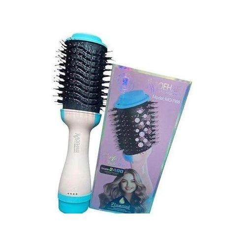 Moehair MO-7168 Professional Hair Dryer Brush, 2400W Hot Air Styler with 360 Swivel Cord, Keratin Protection, Ionic, unique repair hairfunction