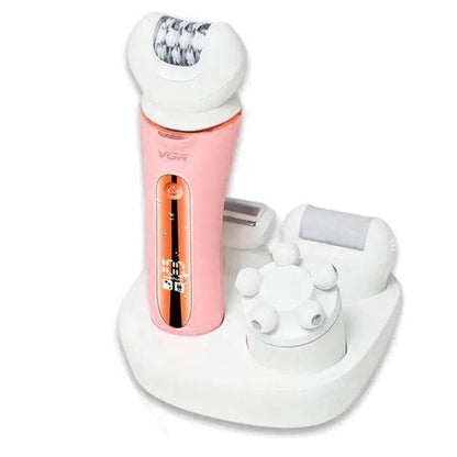 VGR Professional Lady Shaver Set 5X1 Women's Body Care Hair Removal Machine, V-751