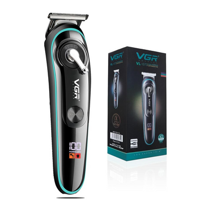 VGR V-075 Limited Edition Professional Hair Trimmer with LED Display, 4 Guide Combs for Men (3,6,9,12 mm, Color- Black)