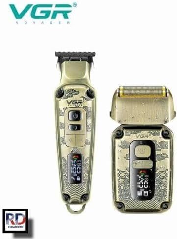 VGR V-641 Cordless Shaver: Professional Shaving, USB Fast Charge, Wet & Dry, Modern Style, Gold