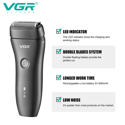 VGR V-351 2-in-1 Electric Shaver Trimmer .