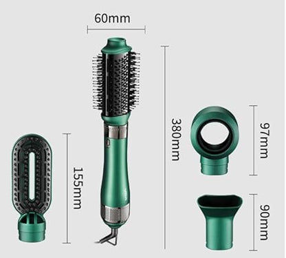 Vgr V-493 Professional 4In1 Hot Air Styler With Ceramic Coating & Overheating Protection Technology (High Power Of 1000 Watts, Green)