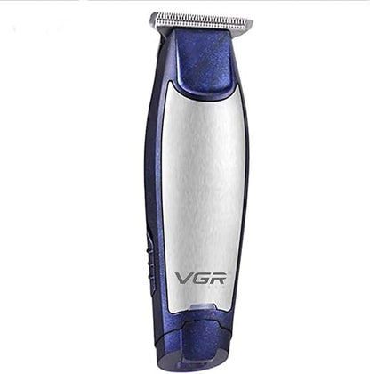 VGR V-212 Professional Razor, 3 Guide Combs, USB Charging, 80 Minutes Run, Silver and Navy