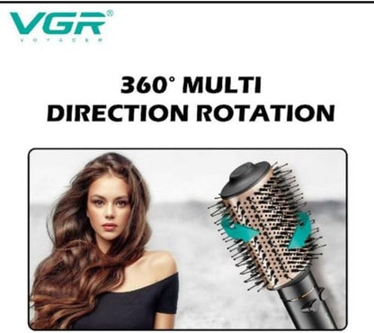 VGR Hair Dryer Brush & Volumizer Hair Curler Straightener Salon Hair Styling Tools V-494
