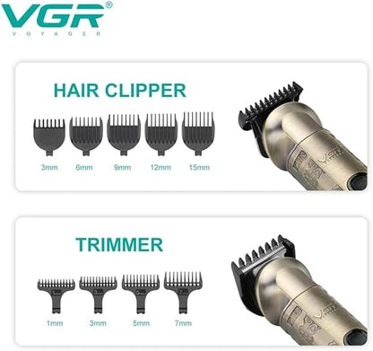 Vgr V-109 Waterproof Ipx6 6 In 1 Professional Set Hair Beard Trimmer Clipper Shaver Nose Trimmer Mesin Gunting Rambut