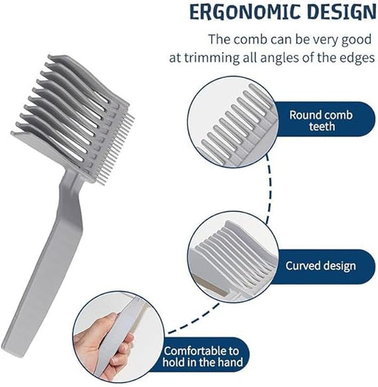 Barber Comb, 1 Piece, Professional Hair Cutting Comb, Dull Hair Blending Tool, For Men's Hair Salon, Or At Home