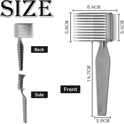 Barber Comb, 1 Piece, Professional Hair Cutting Comb, Dull Hair Blending Tool, For Men's Hair Salon, Or At Home