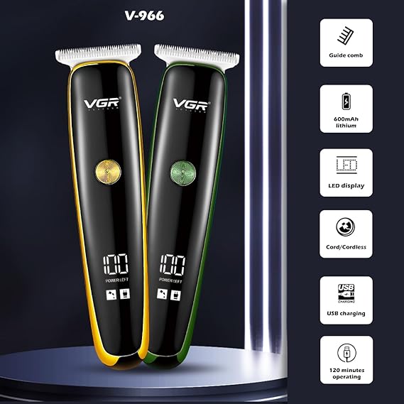 VGR Men Shaver , Professional Hair Trimmer Cordless & Corded