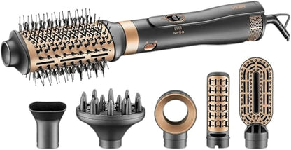 Professional 6 in 1 Hot Air Hair Styler v-491 1000 Watt Special Overheat Protection
