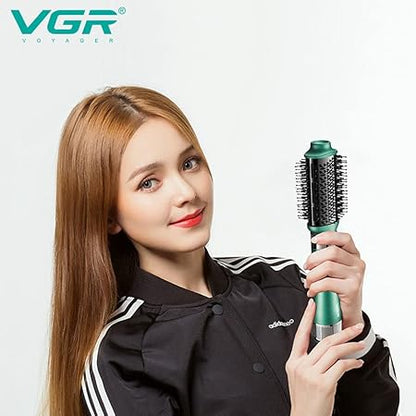 Vgr V-493 Professional 4In1 Hot Air Styler With Ceramic Coating & Overheating Protection Technology (High Power Of 1000 Watts, Green)