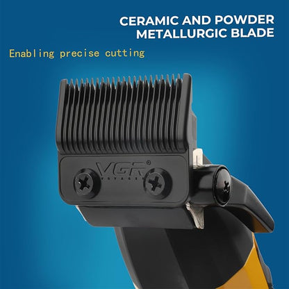 VGR 285 Fresh Fade Hair Clippers for Men, 9000RPM Professional Barber Clippers for Hair Cutting, Cordless Small Hair Trimmer Lightweight Versatile Barber Kit with 6 Magnetic Guide Combs, LED Display