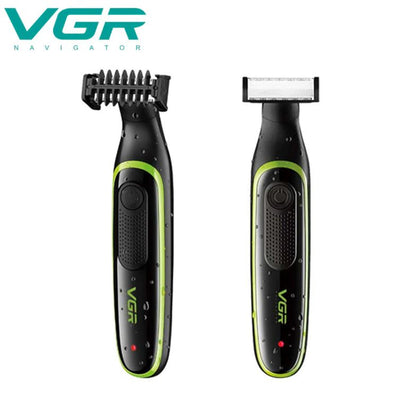 VGR V-017 Dual Sided Professional Beard Shaver Trimmer 90 min Runtime (Black).