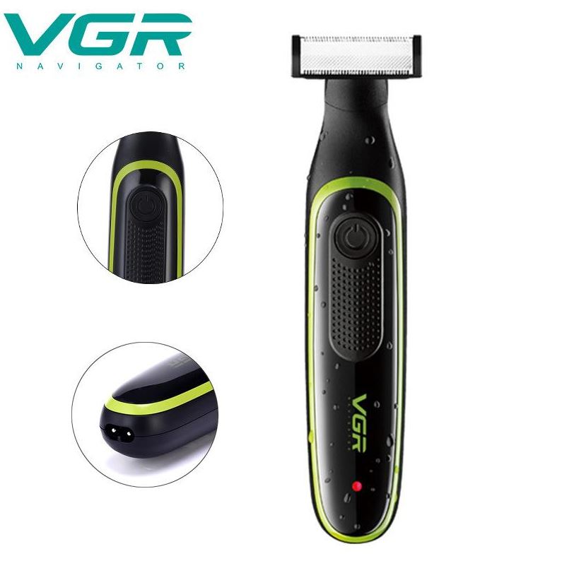 VGR V-017 Dual Sided Professional Beard Shaver Trimmer 90 min Runtime (Black).