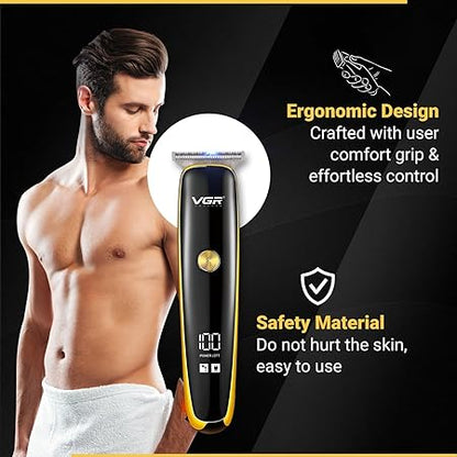 VGR Men Shaver , Professional Hair Trimmer Cordless & Corded