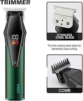 VGR V-677 Hair Clipper – Pro Rechargeable Trimmer for Men & Barbers