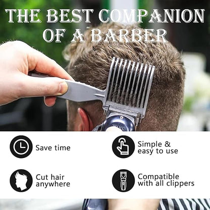 Barber Comb, 1 Piece, Professional Hair Cutting Comb, Dull Hair Blending Tool, For Men's Hair Salon, Or At Home
