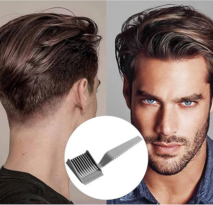 Barber Comb, 1 Piece, Professional Hair Cutting Comb, Dull Hair Blending Tool, For Men's Hair Salon, Or At Home