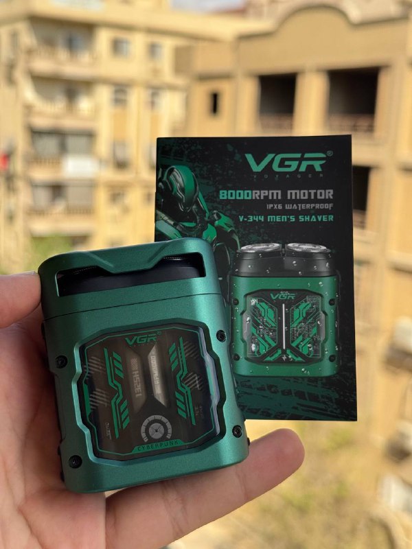 Professional Magnetic Head Electric Face Shaver Portable Beard Trimmer IPX6 Mini Shaver for Men V-344