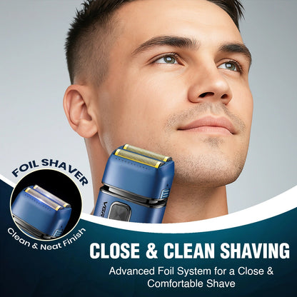 V-362 Electric Trimmer, Beard & Hair Trimmer, Professional Performance and Ergonomic Design, Combining Sharp Blades and Multiple Length Settings