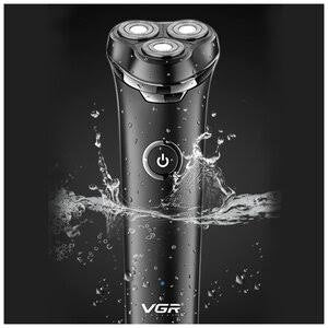 Premium Waterproof Electric Shaver with 3-Head Precision