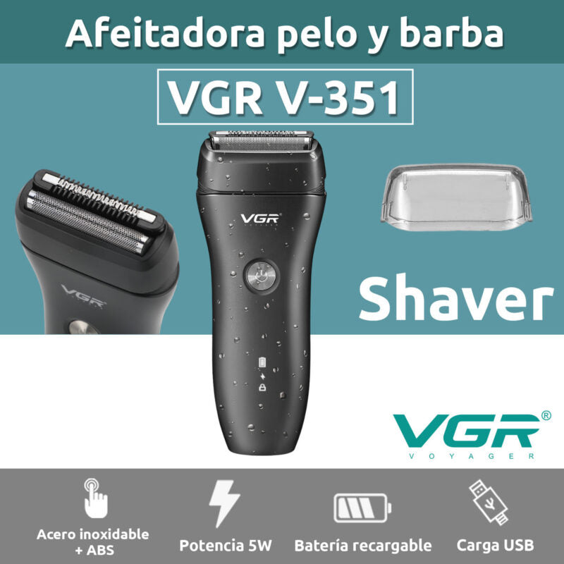 VGR V-351 2-in-1 Electric Shaver Trimmer .