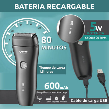 VGR V-351 2-in-1 Electric Shaver Trimmer .