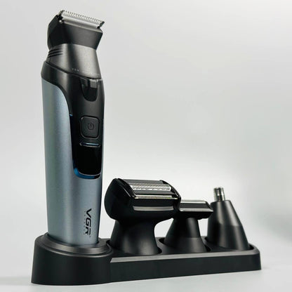 VGR V-634 4-in-1 Full Body Grooming Kit | Rechargeable Men’s Body Trimmer & Shaver