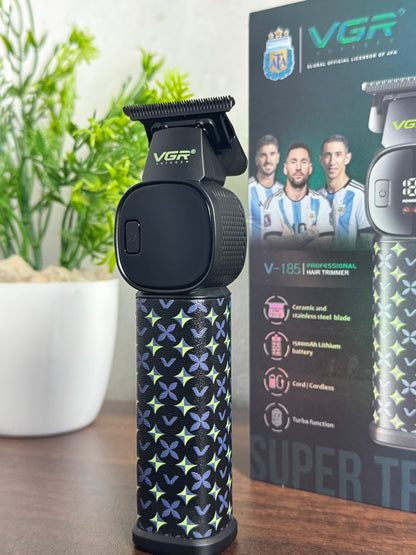VGR V-185 Professional Hair Clipper for Men with Ceramic and Stainless Steel Blades, 7000 RPM Motor, USB Rechargeable
