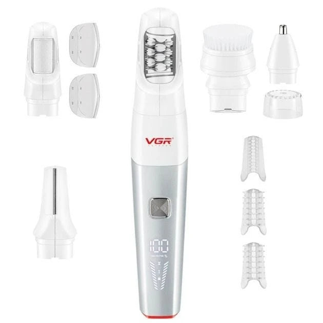 VGR V-752 Professional 5 IN 1 Lady Trimmer Set With Waterproof Body Trimmer