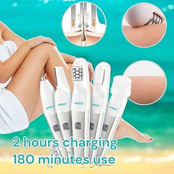 VGR V-752 Professional 5 IN 1 Lady Trimmer Set With Waterproof Body Trimmer
