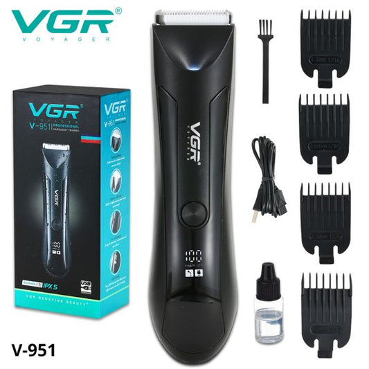 VGR V-951 Body And Sensitive Areas Trimmer,Waterproof Ceramic Blade.