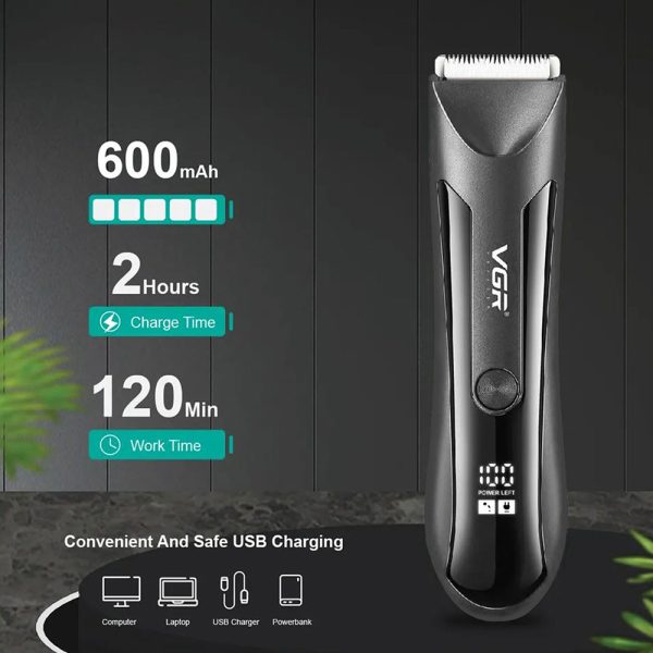 VGR V-951 Body And Sensitive Areas Trimmer,Waterproof Ceramic Blade.
