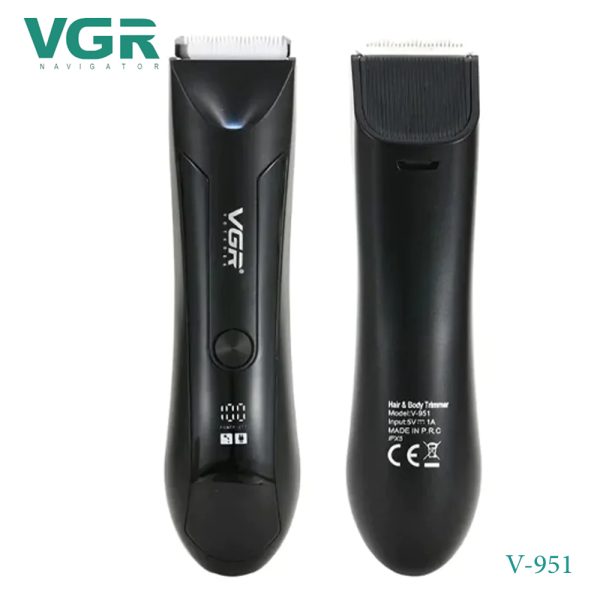 VGR V-951 Body And Sensitive Areas Trimmer,Waterproof Ceramic Blade.