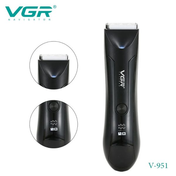 VGR V-951 Body And Sensitive Areas Trimmer,Waterproof Ceramic Blade.
