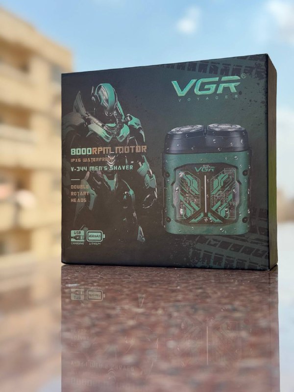 Professional Magnetic Head Electric Face Shaver Portable Beard Trimmer IPX6 Mini Shaver for Men V-344