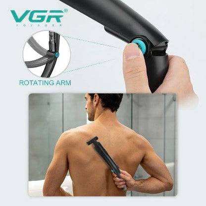 VGR V-632 Double-Blade Trimmer for Body, Beard, and Sensitive Areas