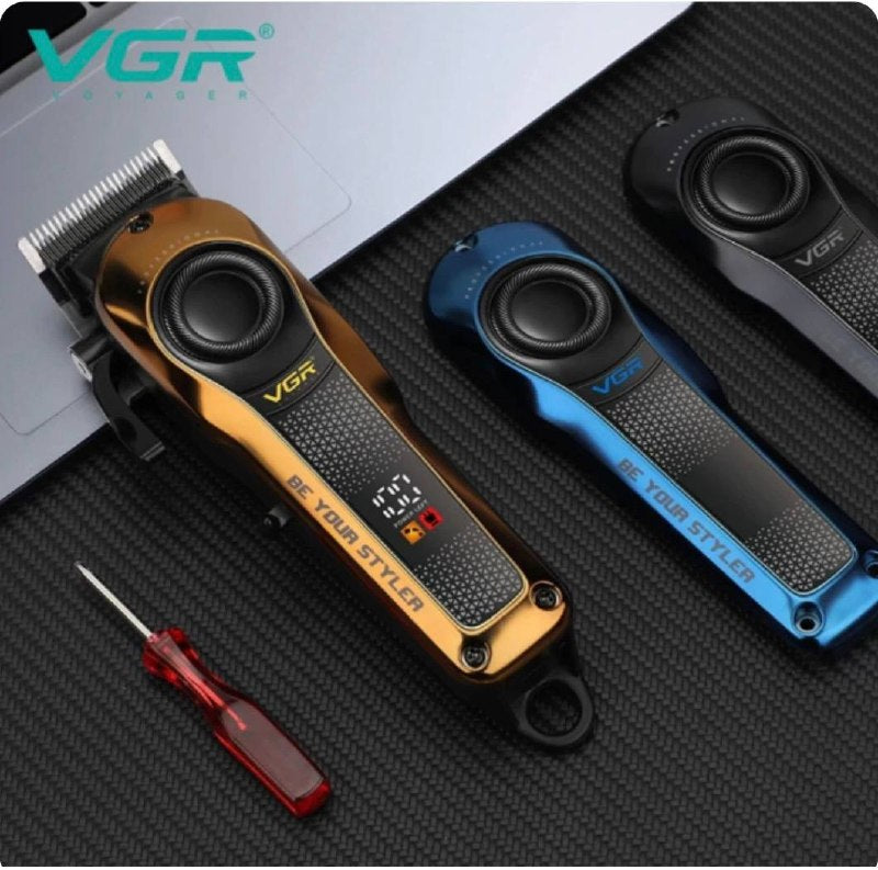 VGR V-170 Professional Hair Clipper with Interchangeable Outer Cover, Hair, Beard and Mustache Trimmer