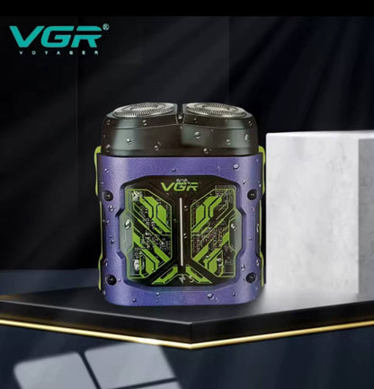 Professional Magnetic Head Electric Face Shaver Portable Beard Trimmer IPX6 Mini Shaver for Men V-344