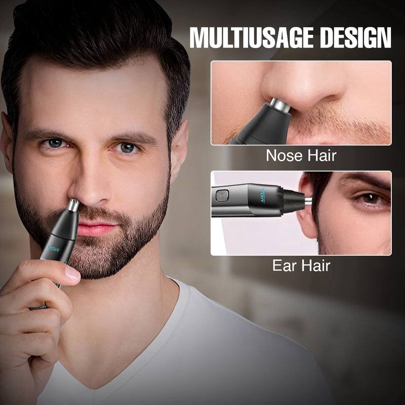 VGR V-603 Professional Nose & Body Trimmer for Men, Black