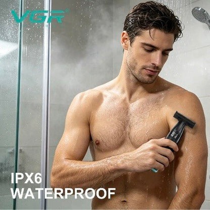 VGR V-632 Double-Blade Trimmer for Body, Beard, and Sensitive Areas