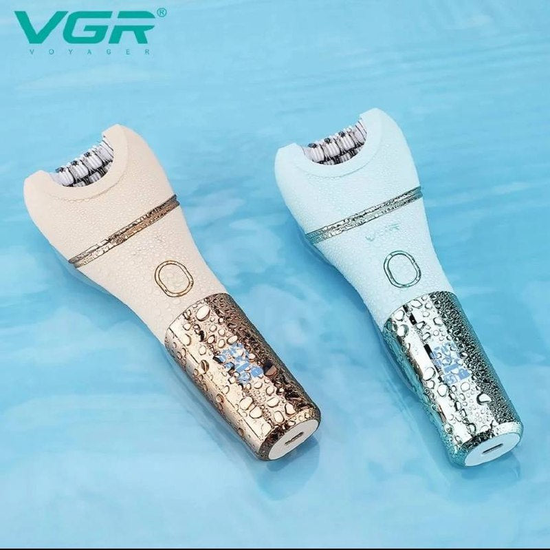 VGR V-753 Waterproof Body Hair Remover for Women, Shaver, Leg, Armpit and Pubic Hair V753 2 in 1